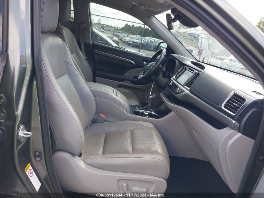 2019 TOYOTA HIGHLANDER LIMITED/LTD PLATINUM - 5TDYZRFH6KS307814