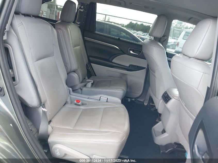 2019 TOYOTA HIGHLANDER LIMITED/LTD PLATINUM - 5TDYZRFH6KS307814