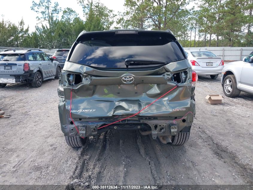 2019 TOYOTA HIGHLANDER LIMITED/LTD PLATINUM - 5TDYZRFH6KS307814