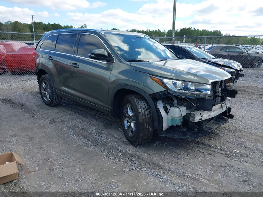 2019 TOYOTA HIGHLANDER LIMITED/LTD PLATINUM - 5TDYZRFH6KS307814