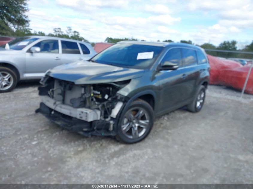 2019 TOYOTA HIGHLANDER LIMITED/LTD PLATINUM - 5TDYZRFH6KS307814