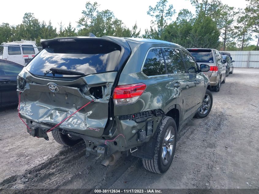 2019 TOYOTA HIGHLANDER LIMITED/LTD PLATINUM - 5TDYZRFH6KS307814