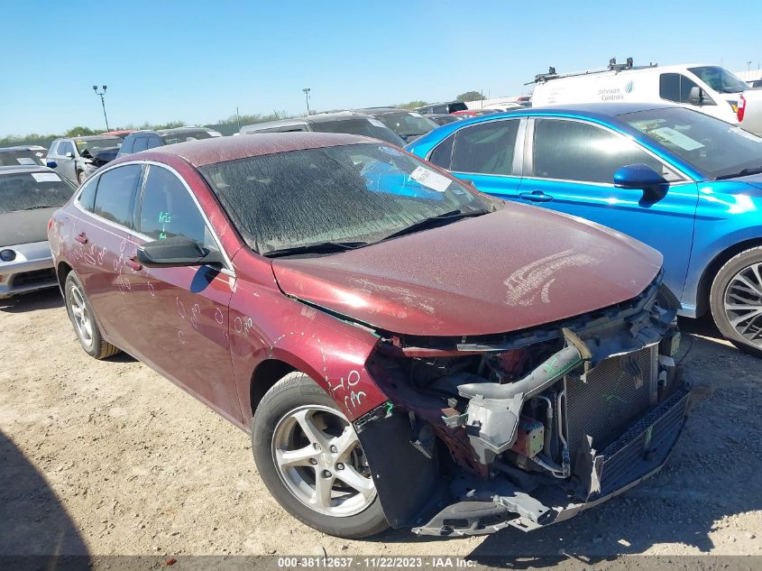 2016 CHEVROLET MALIBU LS - 1G1ZB5ST7GF190837