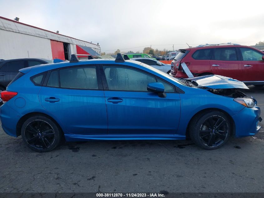 2017 SUBARU IMPREZA 2.0I SPORT - 4S3GTAM63H3718503