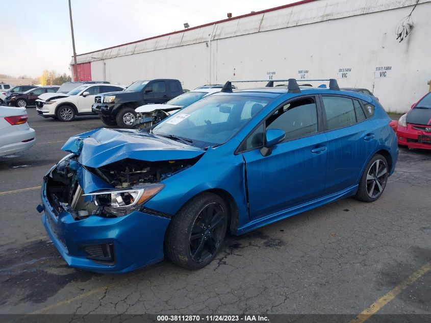 2017 SUBARU IMPREZA 2.0I SPORT - 4S3GTAM63H3718503