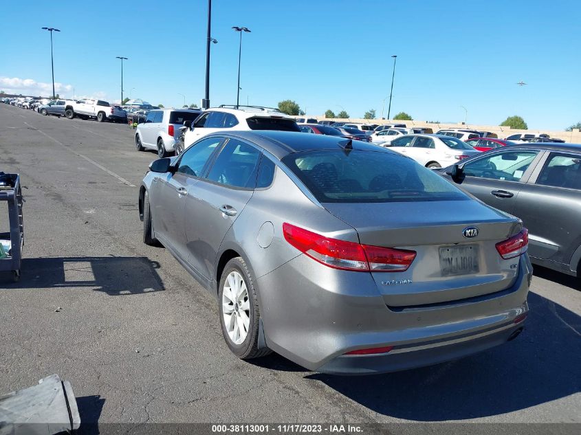 2017 KIA OPTIMA EX - 5XXGU4L38HG136256