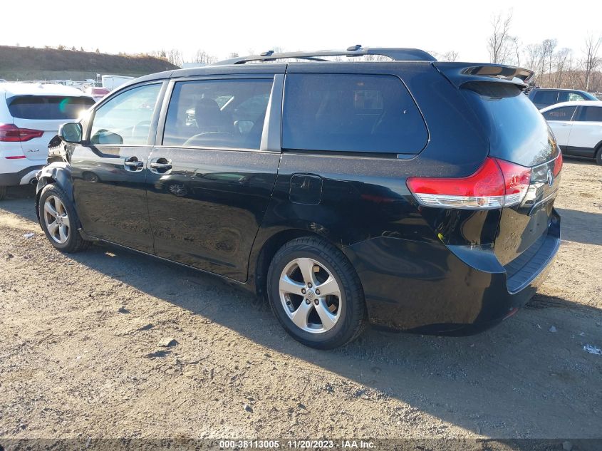 2013 TOYOTA SIENNA LE V6 8 PASSENGER - 5TDKK3DC3DS284851