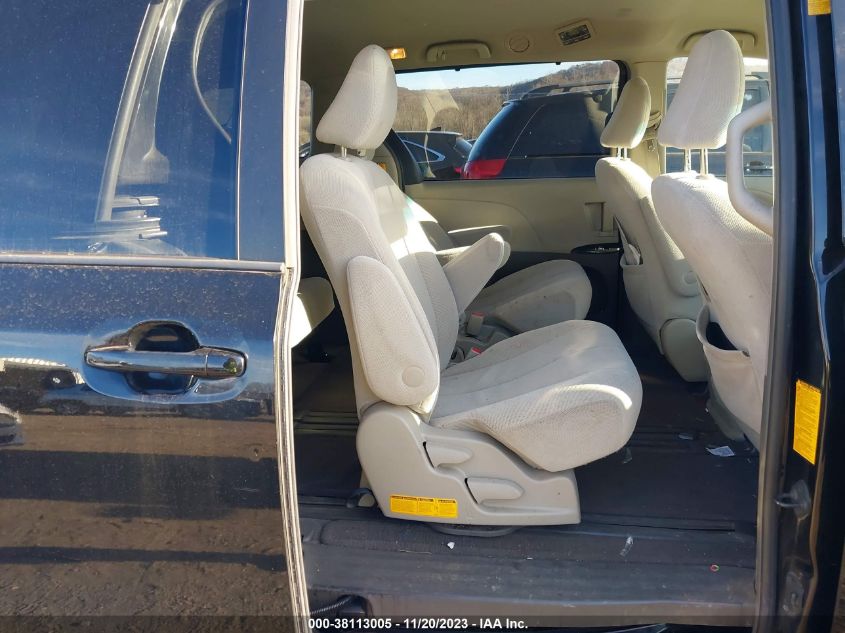 2013 TOYOTA SIENNA LE V6 8 PASSENGER - 5TDKK3DC3DS284851