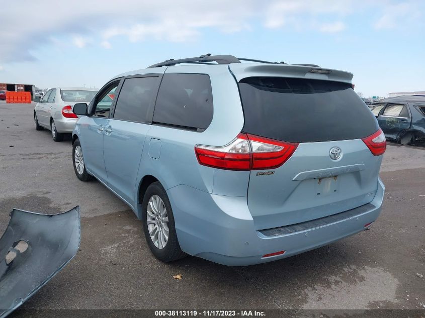 2015 TOYOTA SIENNA XLE PREMIUM 8 PASSENGER - 5TDYK3DC5FS565563