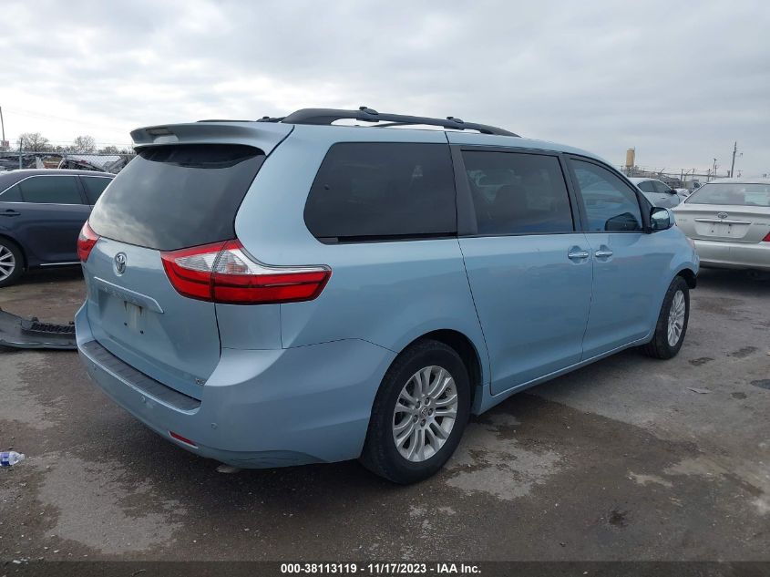 2015 TOYOTA SIENNA XLE PREMIUM 8 PASSENGER - 5TDYK3DC5FS565563