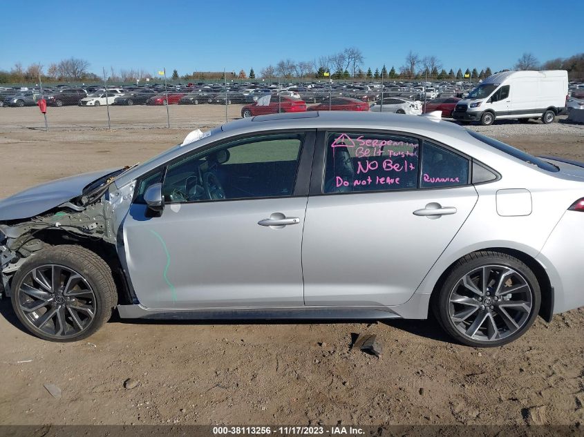 2022 TOYOTA COROLLA XSE - 5YFT4MCEXNP137766