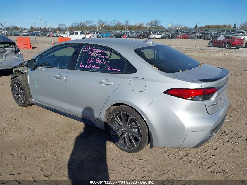 2022 TOYOTA COROLLA XSE - 5YFT4MCEXNP137766