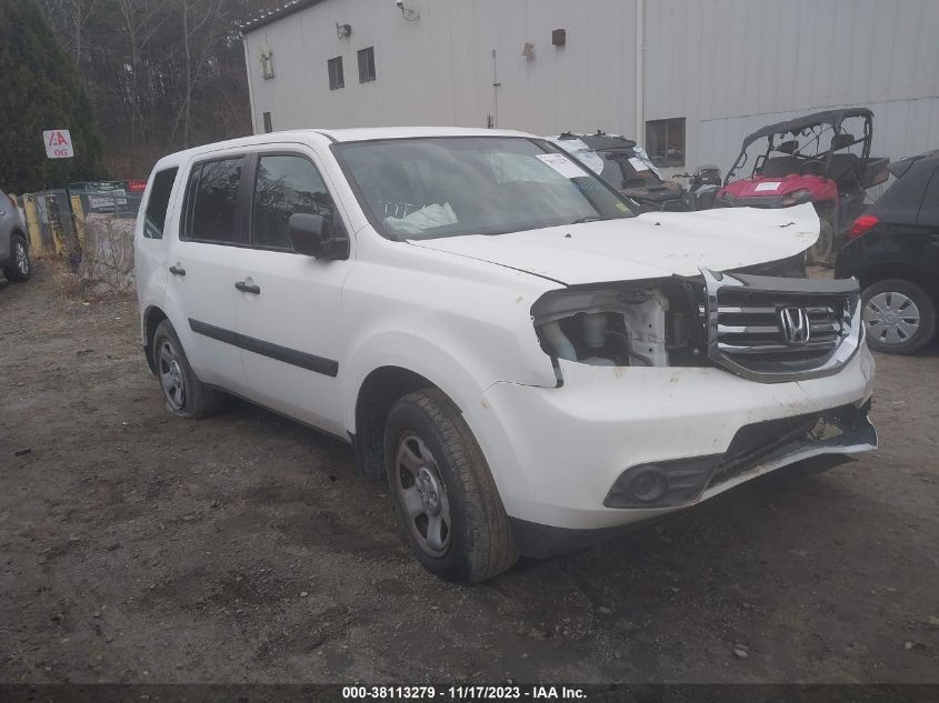 2015 HONDA PILOT LX - 5FNYF4H26FB008130