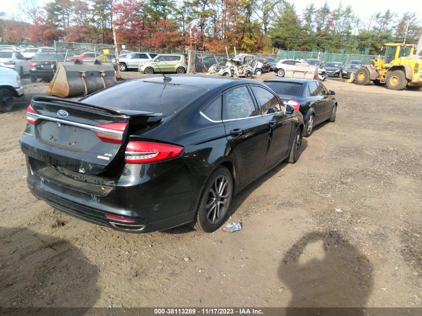 2017 FORD FUSION SE - 3FA6P0H92HR143798