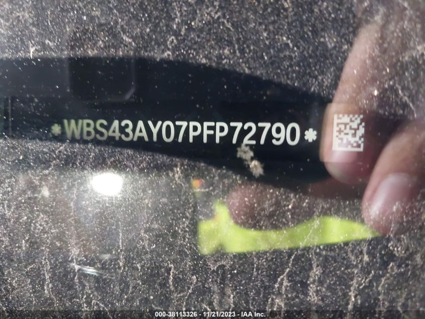 2023 BMW M3 COMPETITION XDRIVE - WBS43AY07PFP72790