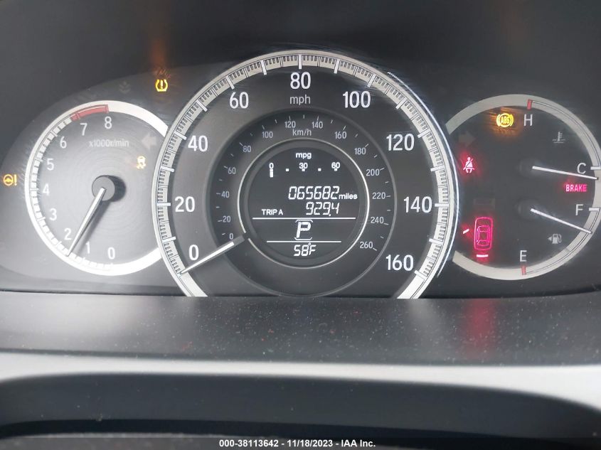 2016 HONDA ACCORD EX - 1HGCR2F74GA193097