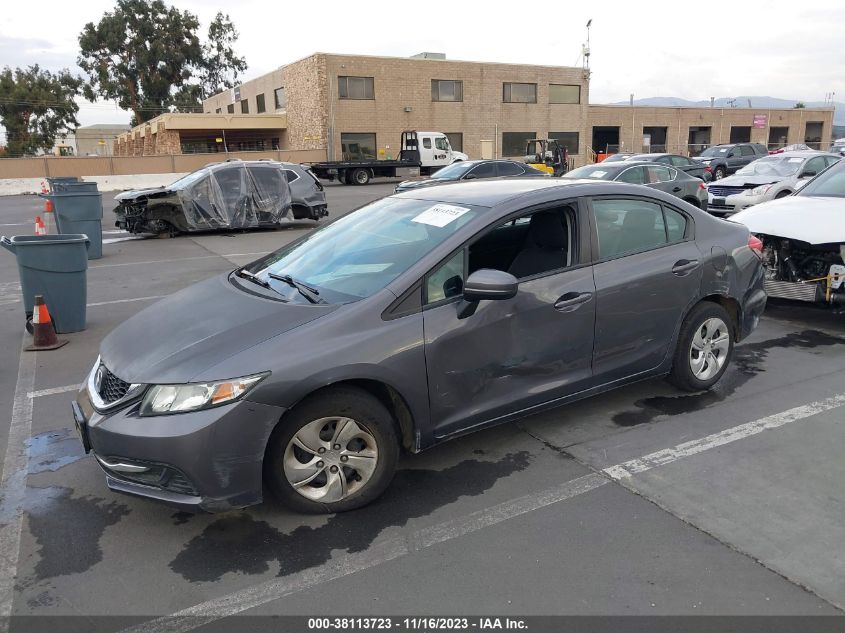 2015 HONDA CIVIC LX - 2HGFB2F58FH565265