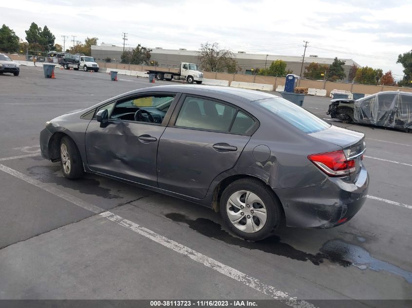 2015 HONDA CIVIC LX - 2HGFB2F58FH565265