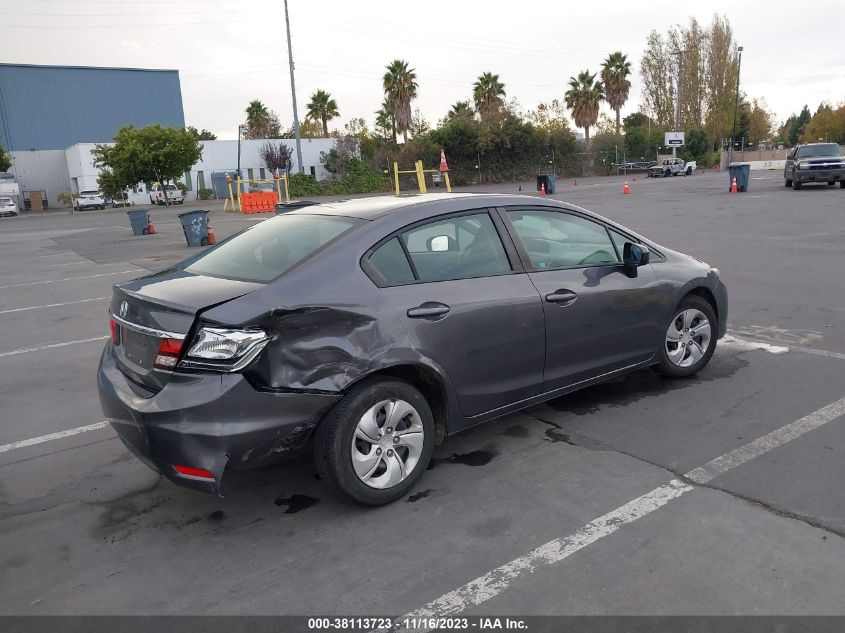 2015 HONDA CIVIC LX - 2HGFB2F58FH565265