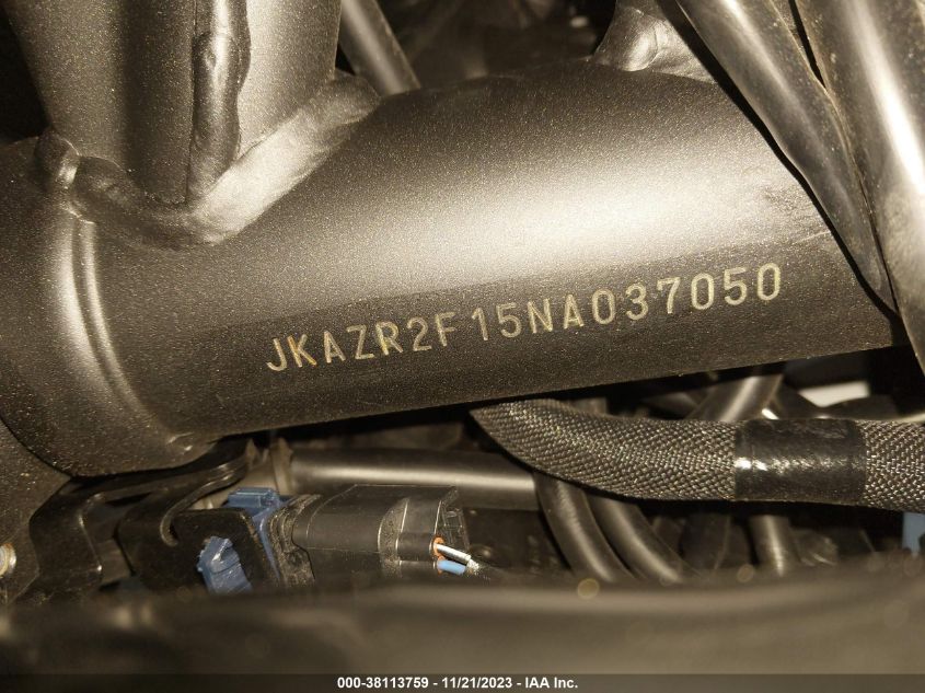 2022 KAWASAKI ZR900 - JKAZR2F15NA037050