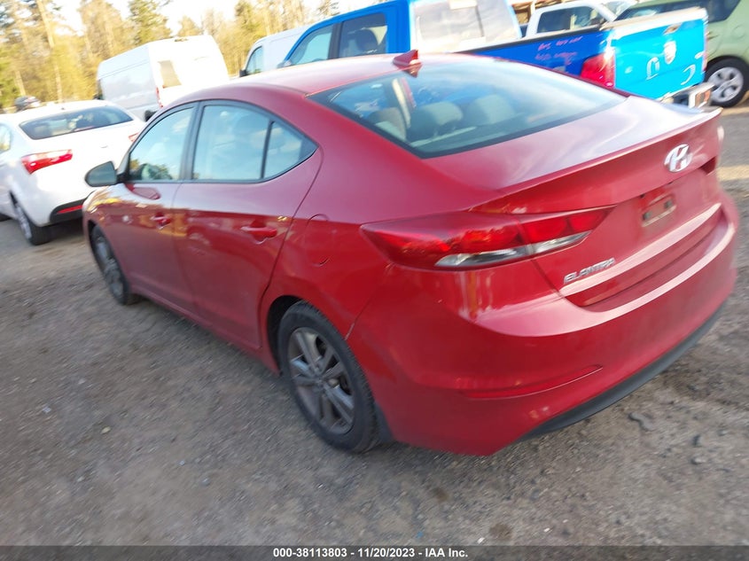 VIN 5NPD84LF8JH270115 2018 HYUNDAI ELANTRA SEL