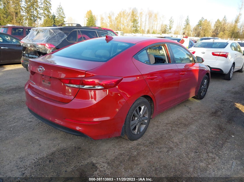 VIN 5NPD84LF8JH270115 2018 HYUNDAI ELANTRA SEL