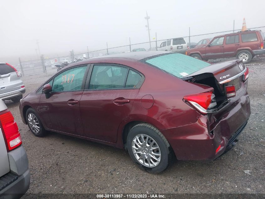 2015 HONDA CIVIC LX - 19XFB2F58FE704031
