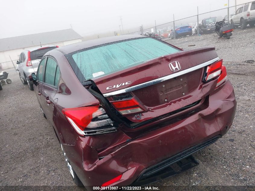 2015 HONDA CIVIC LX - 19XFB2F58FE704031