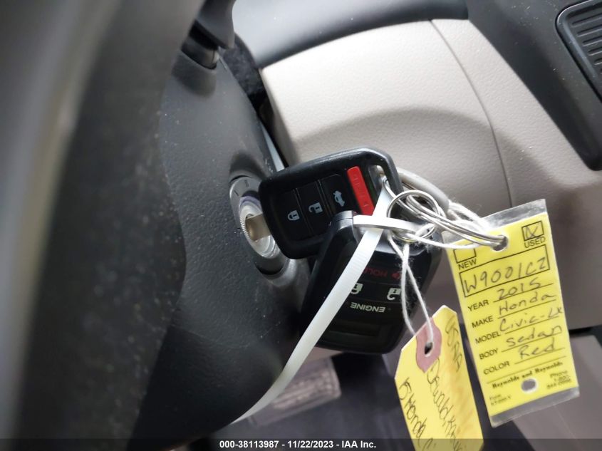 2015 HONDA CIVIC LX - 19XFB2F58FE704031