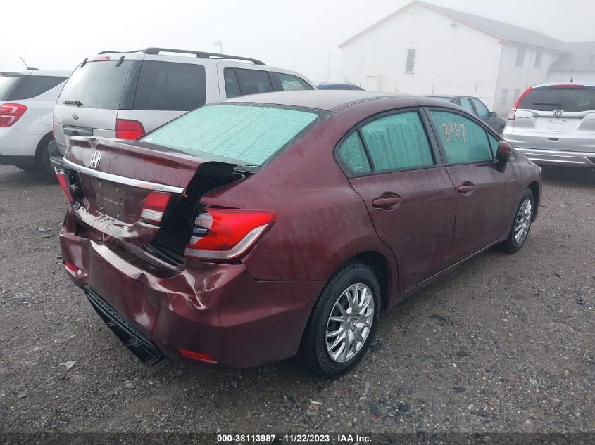 2015 HONDA CIVIC LX - 19XFB2F58FE704031