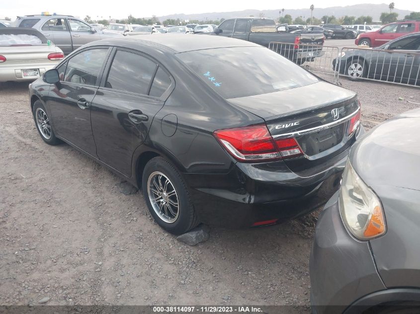 2013 HONDA CIVIC LX - 2HGFB2F50DH513089