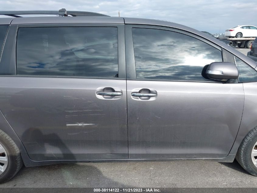 2014 TOYOTA SIENNA LIMITED V6 7 PASSENGER - 5TDYK3DC8ES507669