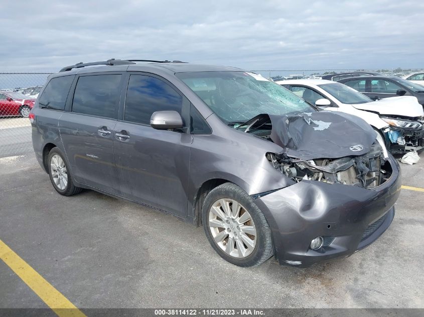 2014 TOYOTA SIENNA LIMITED V6 7 PASSENGER - 5TDYK3DC8ES507669