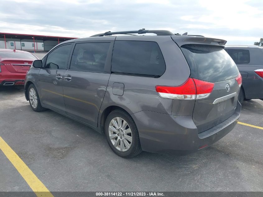 2014 TOYOTA SIENNA LIMITED V6 7 PASSENGER - 5TDYK3DC8ES507669