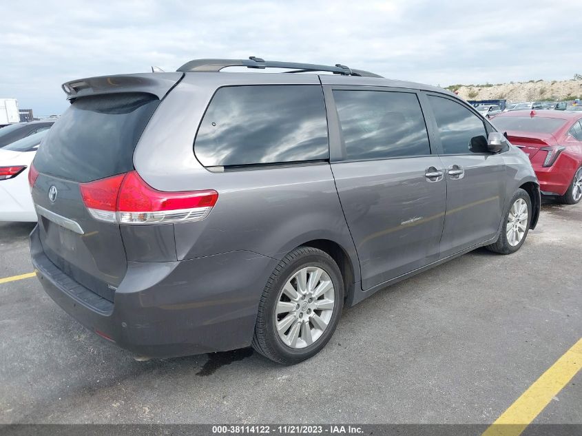 2014 TOYOTA SIENNA LIMITED V6 7 PASSENGER - 5TDYK3DC8ES507669