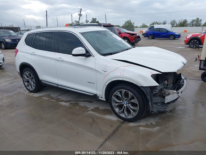 VIN 5UXWZ7C35H0V89538 2017 BMW X3 SDRIVE28I