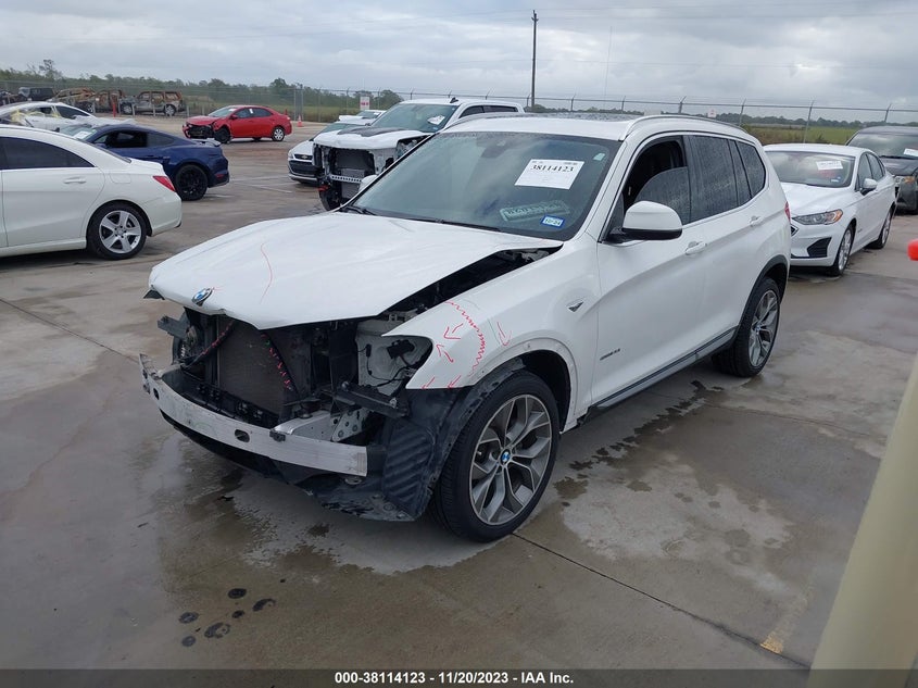 VIN 5UXWZ7C35H0V89538 2017 BMW X3 SDRIVE28I