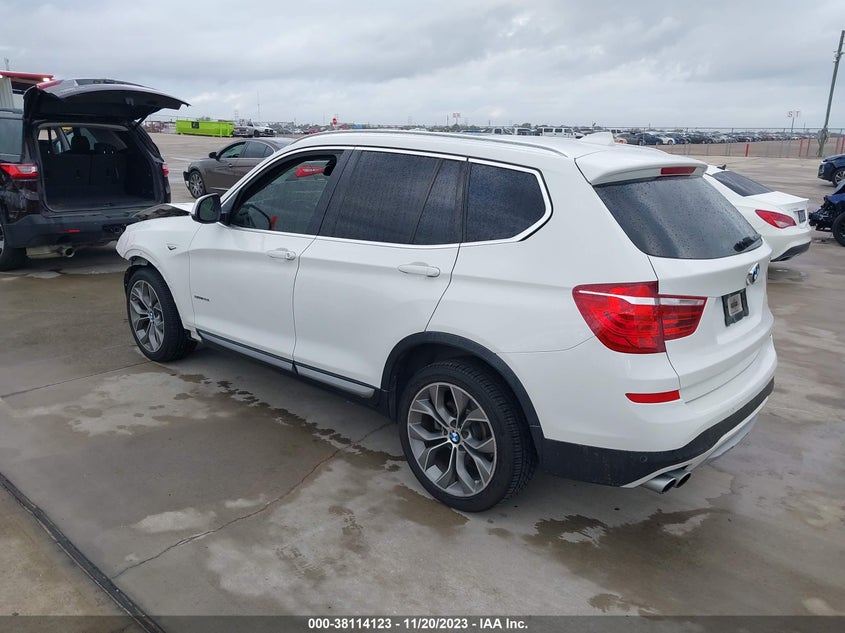 VIN 5UXWZ7C35H0V89538 2017 BMW X3 SDRIVE28I