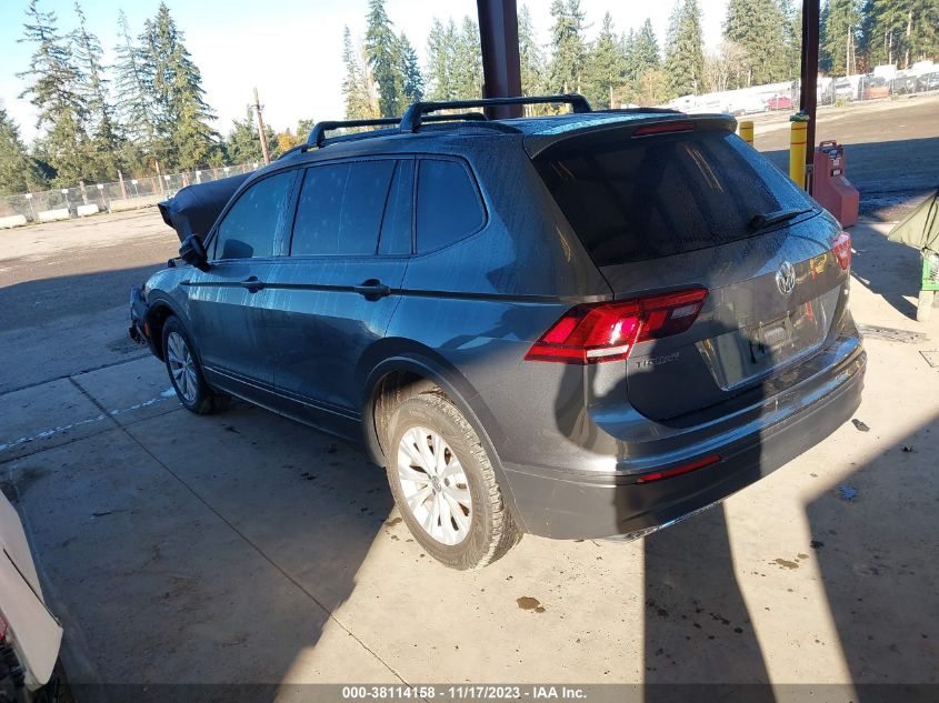 2018 VOLKSWAGEN TIGUAN S - 3VV0B7AX4JM094222