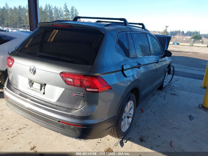 2018 VOLKSWAGEN TIGUAN S - 3VV0B7AX4JM094222
