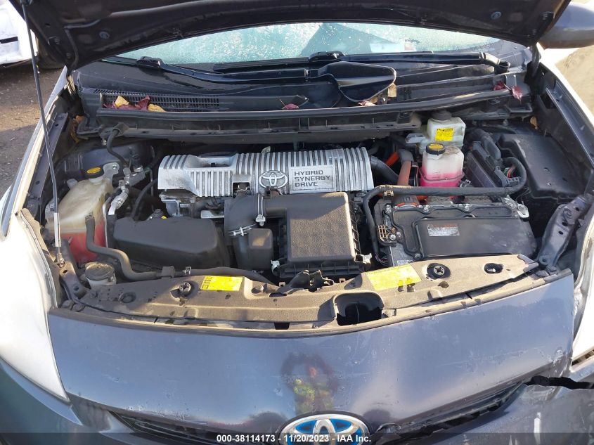2013 TOYOTA PRIUS FOUR - JTDKN3DU7D5552340