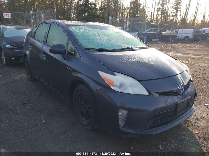 2013 TOYOTA PRIUS FOUR - JTDKN3DU7D5552340