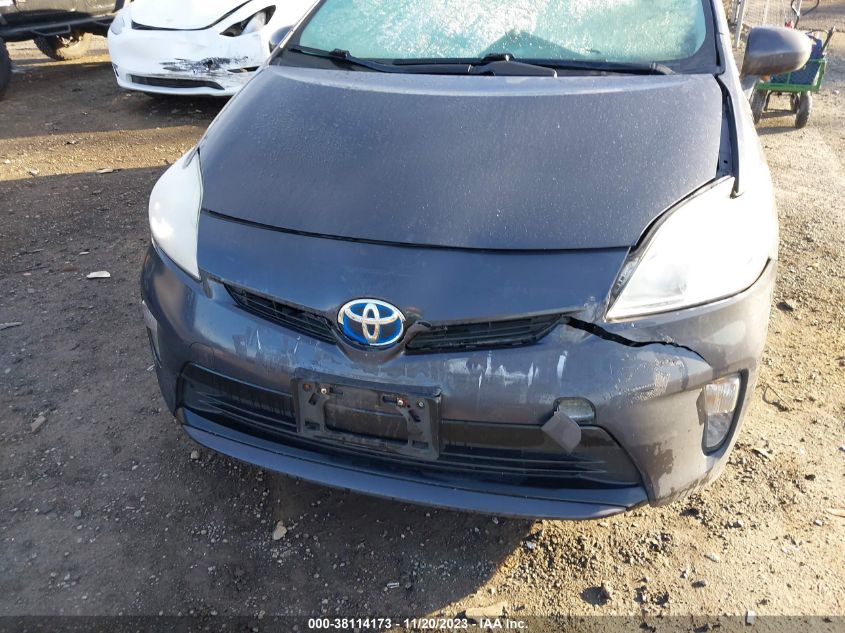 2013 TOYOTA PRIUS FOUR - JTDKN3DU7D5552340