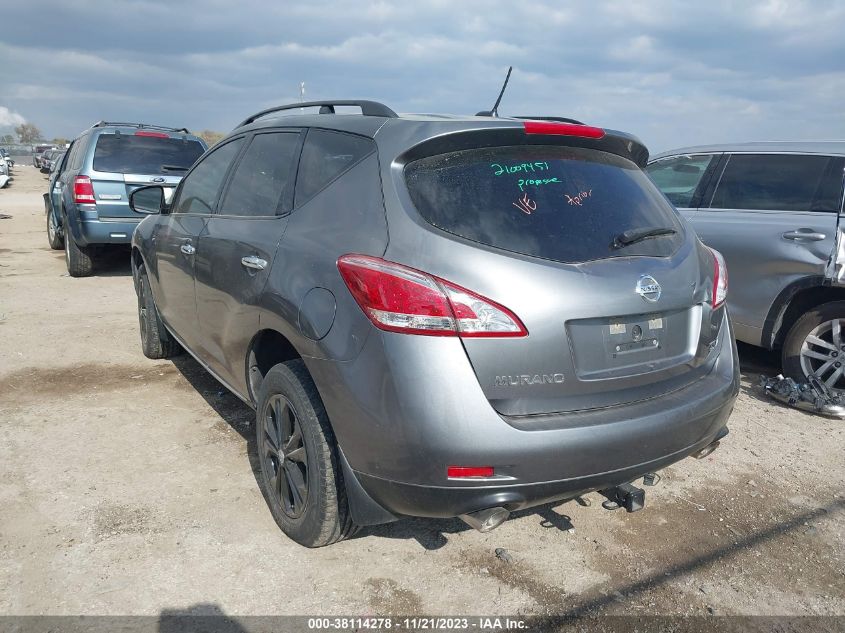 2014 NISSAN MURANO SV - JN8AZ1MUXEW421360