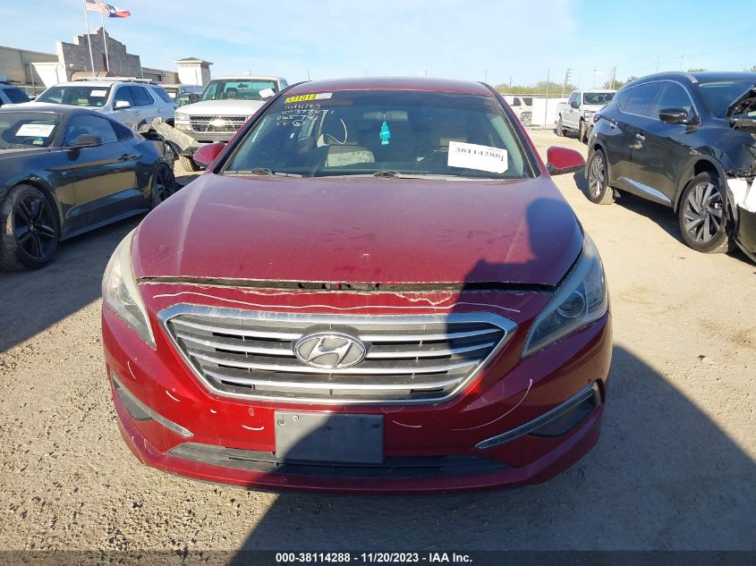 2015 HYUNDAI SONATA SE - 5NPE24AF5FH065741