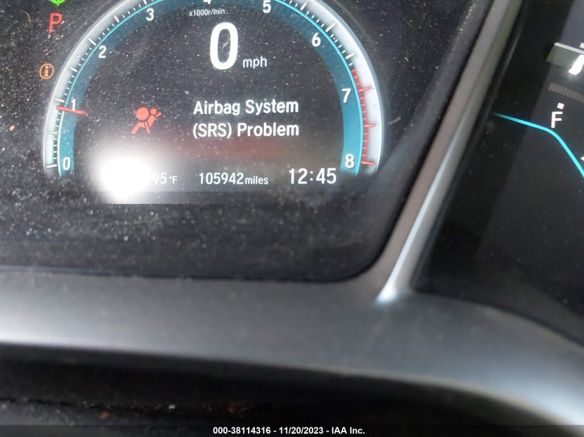 VIN 19XFC2F86HE074620 2017 HONDA CIVIC EX