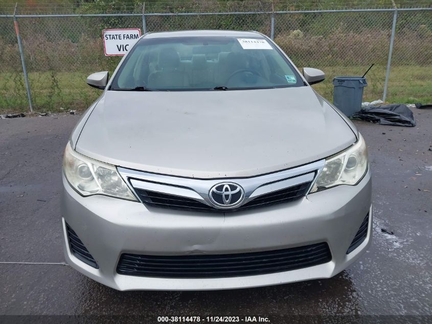 2014 TOYOTA CAMRY L/LE/XLE/SE/SE SPORT - 4T4BF1FK2ER407907