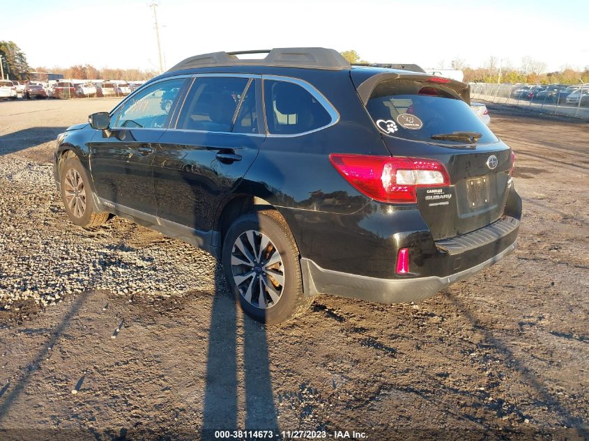 2015 SUBARU OUTBACK 3.6R LIMITED - 4S4BSENC2F3291025