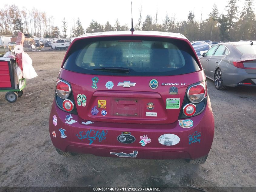 2014 CHEVROLET SONIC LT AUTO - 1G1JC6SG0E4117238