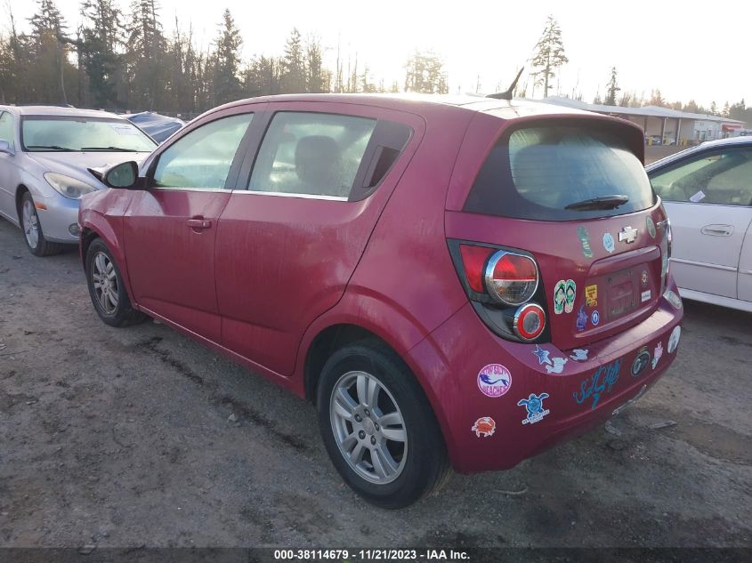 2014 CHEVROLET SONIC LT AUTO - 1G1JC6SG0E4117238